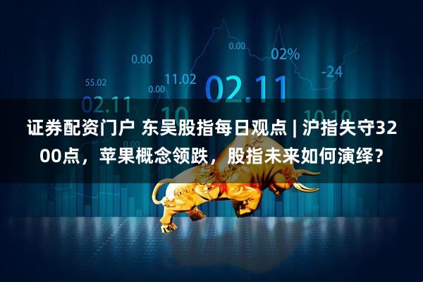 证券配资门户 东吴股指每日观点 | 沪指失守3200点，苹果概念领跌，股指未来如何演绎？